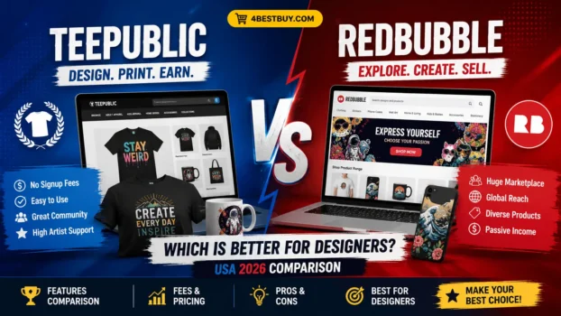 TeePublic vs Redbubble 2026