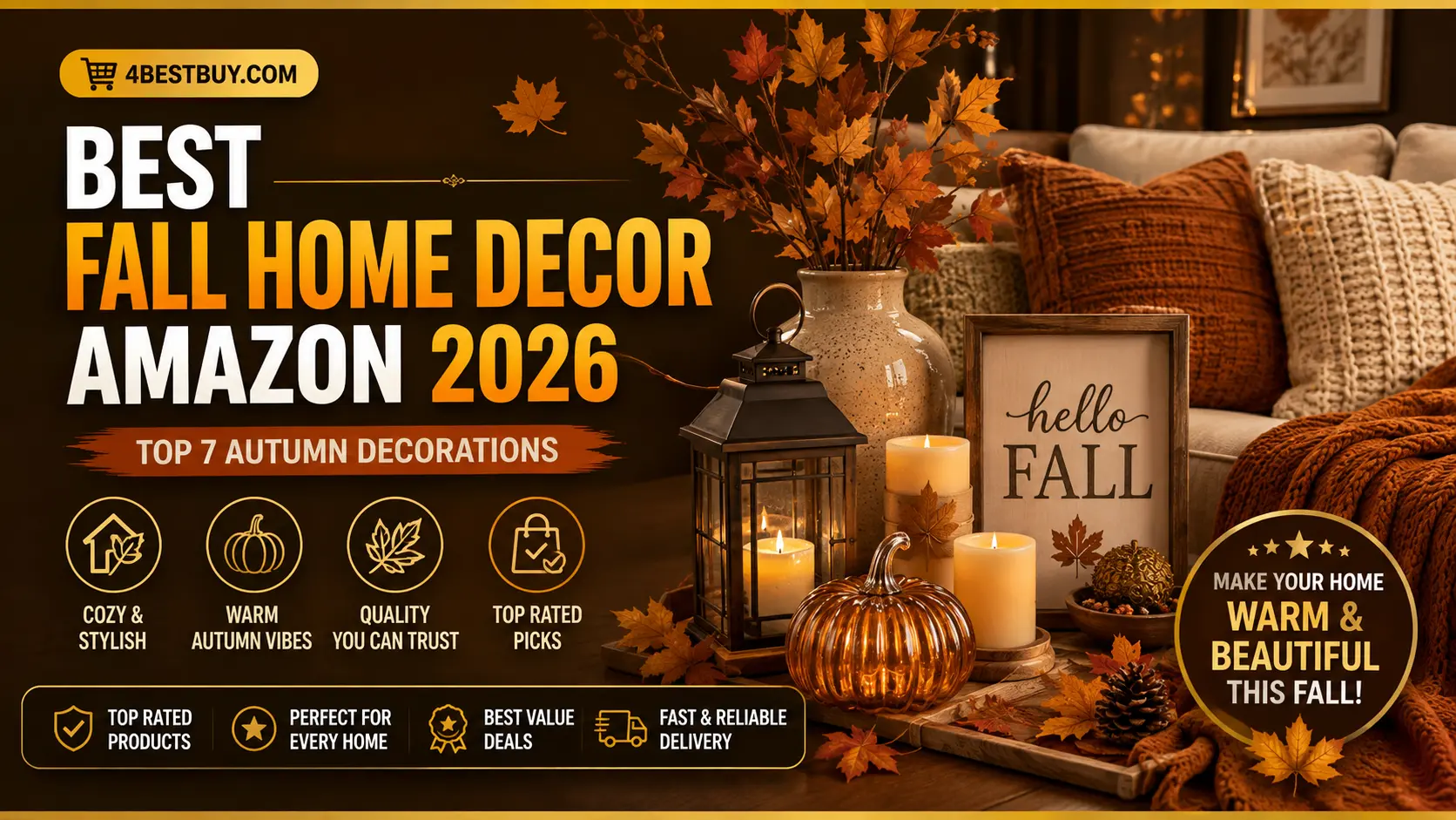 best fall home decor amazon 2026