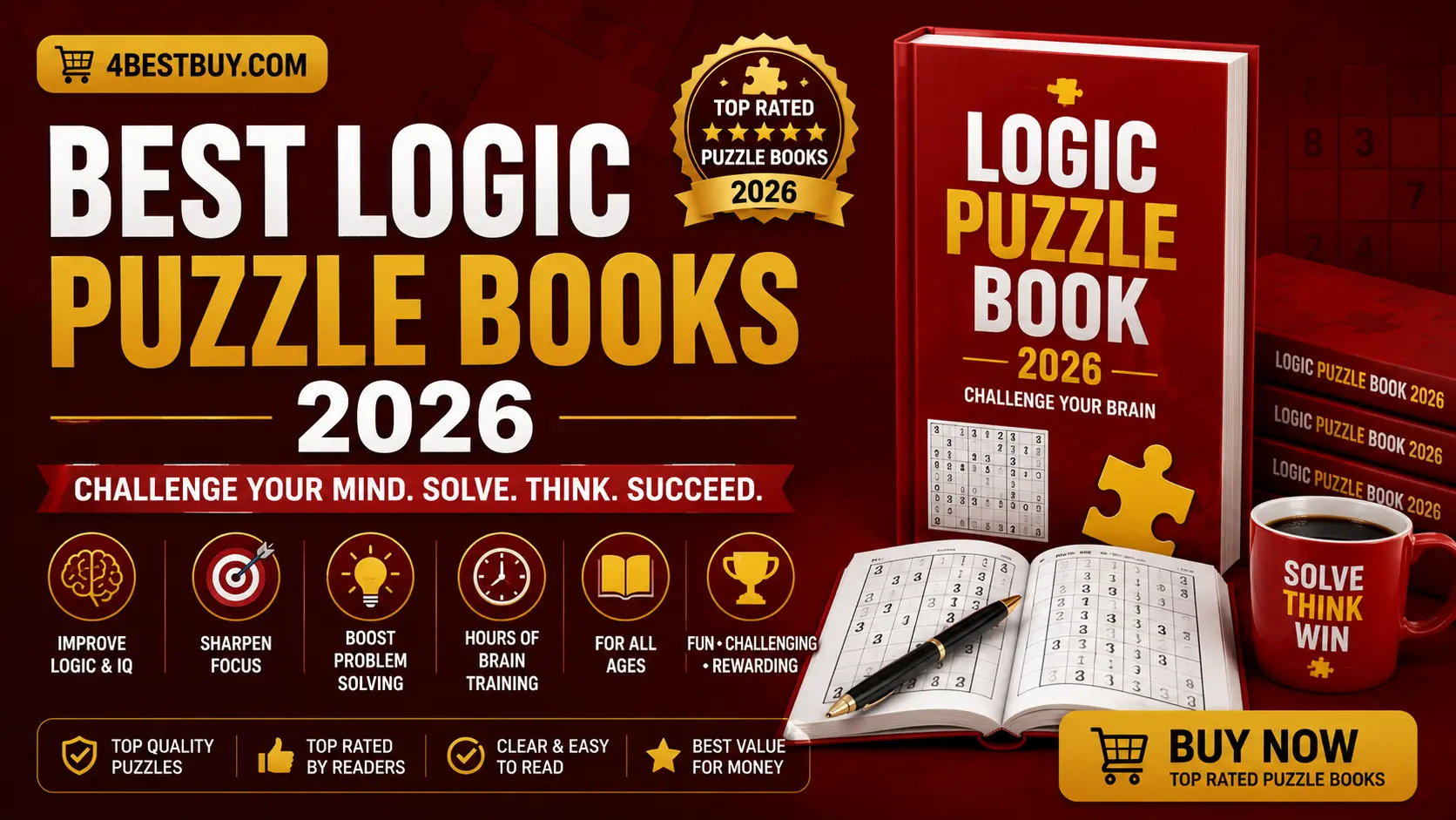 best logic puzzle books 2026
