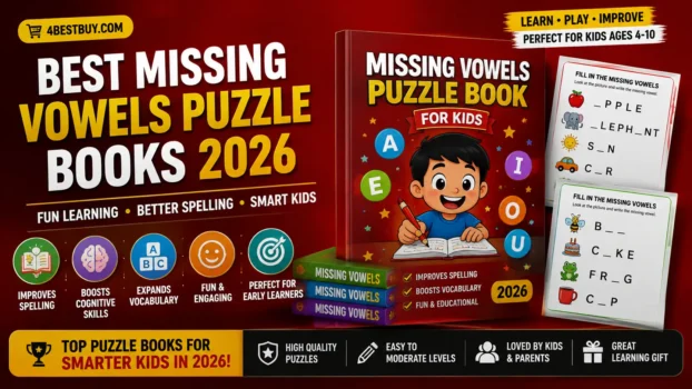 best missing vowels puzzle books 2026