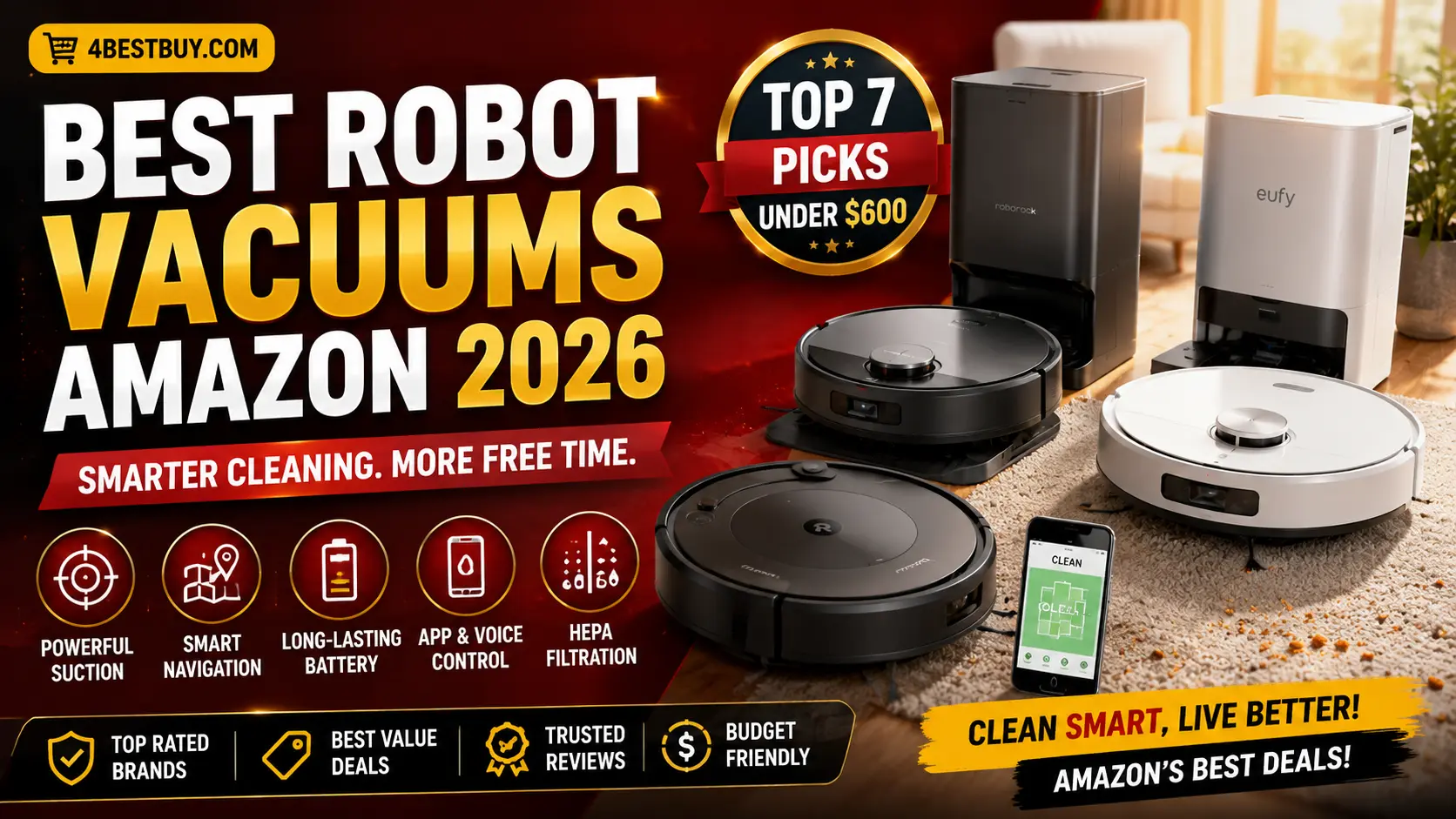 best robot vacuums amazon 2026