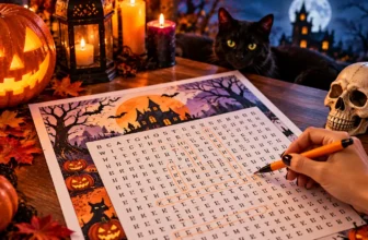 Best Spooky Halloween Word Search for Adults