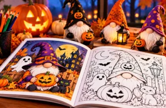 Best Halloween Gnome Coloring Book